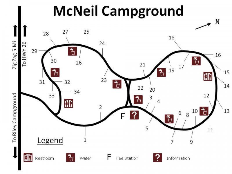 McNeil Campground Map