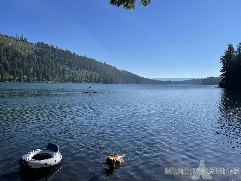 Paddle Boarder on Suttle Lake