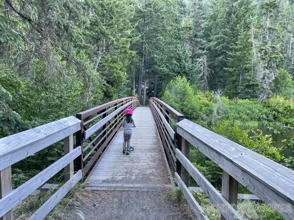 Link Creek Campground Bridge