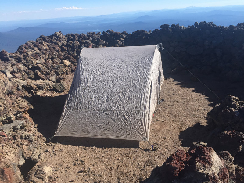 Camping on Top of South Sister