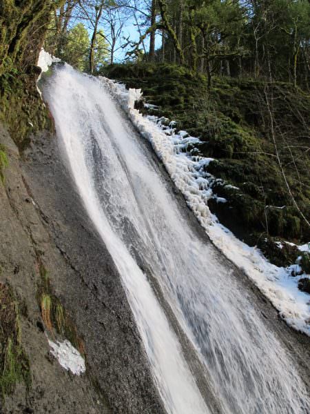 Waterfall in the winter