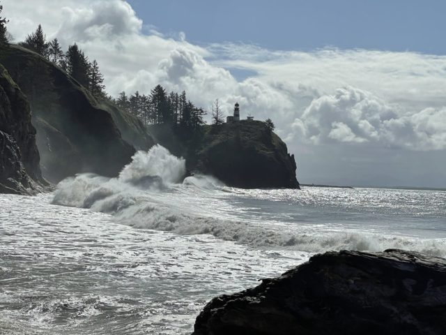 Cape Disappointment Lighthouse from Jetty